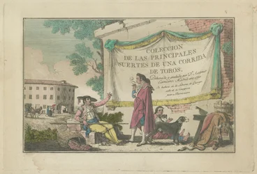 Tavola del titolo, dalla serie Colección de las principales suertes de una corrida de toros