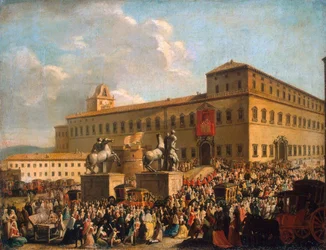 Festival davanti al Palazzo del Quirinale, 1767