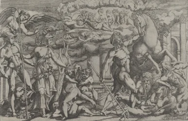 Contesa tra Nettuno e Atena, 1540-45