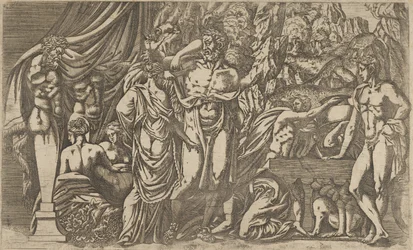 Ercole vestito da donna, 1540-45