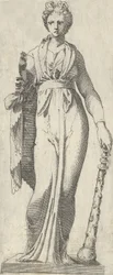 Melpomene, dal sarcofago Mattei, Roma, 1540-45