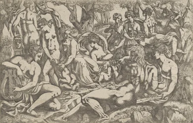 Muse ai piedi del Monte Parnaso