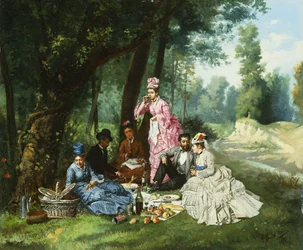 Il picnic, 1874
