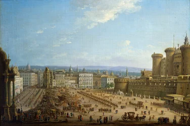 Festa dei Quattro Altari a Napoli, ca 1757, di Antonio Joli