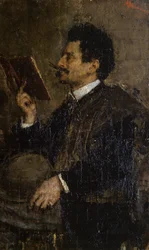 Ritratto del critico Saverio Kambo