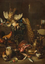La dispensa, probabilmente c. 1650-1660