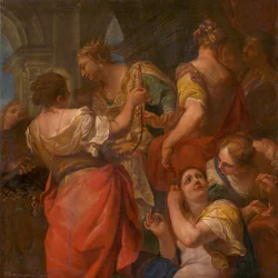 Achille e le figlie di Licomede, c. 1680