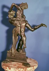 Ercole e Anteo, 1475 (bronzo)