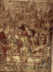 La Sepoltura di San Giovanni Battista, arazzo che raffigura scene della vita del santo