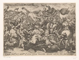 Cavalleria e fanteria in combattimento
