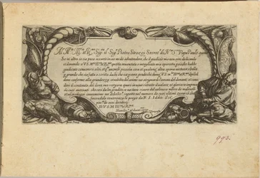 Frontespizio: Dedica a Pietro Strozzi