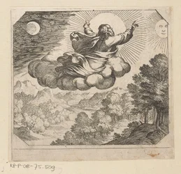 Dio crea il sole, la luna e le stelle (La creazione)