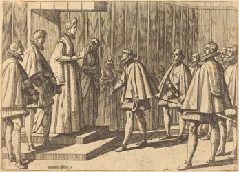 Principe italiano davanti a Margherita d
