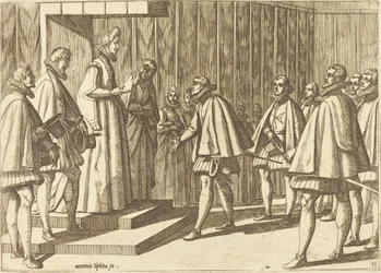 Principe italiano davanti a Margherita d