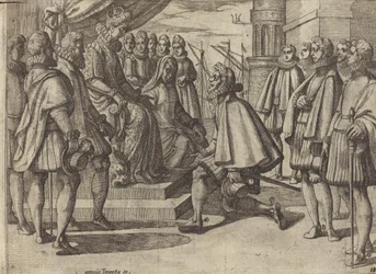 Duca spagnolo davanti a Margherita d