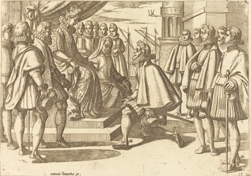 Duca spagnolo davanti a Margherita d