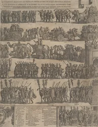 Trionfo di un imperatore romano lato sinistro, 1603