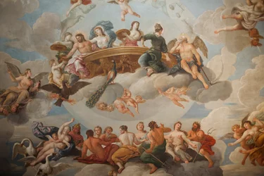 Il soffitto della Scala del Re
