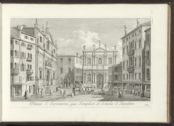 Vista di Campo San Salvador a Venezia