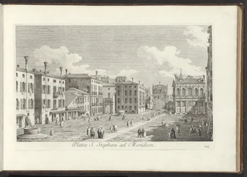 Campo Santo Stefano, Venezia (serie: Gezichten op gebouwen en pleinen in Venetië)