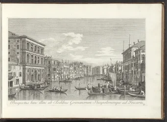 Veduta del Canal Grande, Palazzo Grimani e Ca