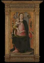 Vergine e Bambino in trono