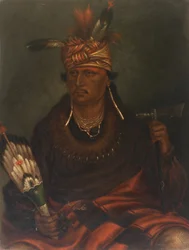 Chetan-woa-kutoa-mang Il falco che caccia camminando, ca. 1887