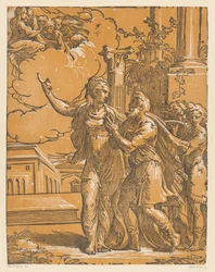 Imperatore Augusto e la Sibilla Tiburtina