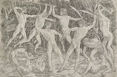 Battaglia degli uomini nudi, c. 1470-1475