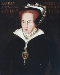 Ritratto della regina Maria (olio su tavola)