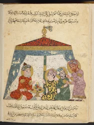 MS add 22114 folio 96r, Maqamat di al-Hariri (pergamena)