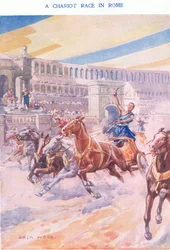 Una corsa di carri a Roma, 1925