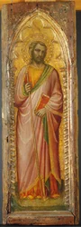 Un santo, forse Giacomo il Maggiore, 1384-85