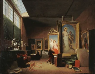 Atelier di Ary Scheffer, rue Chaptal, 1851