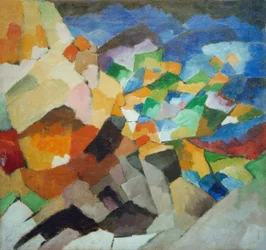 Paesaggio con rocce