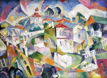 Paesaggio cubista, circa 1910