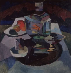 Natura morta con samovar, 1913