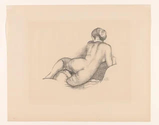 Nudo femminile visto di schiena