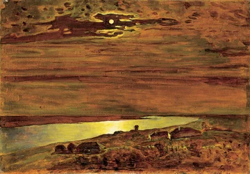 Notte al chiaro di luna sul Dnepr
