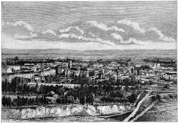 Veduta di Blida, Algeria, c1890