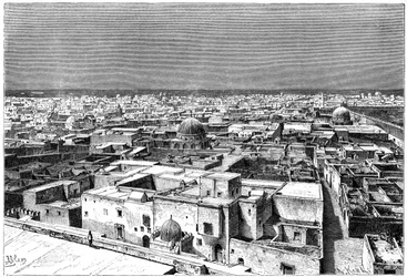 Veduta di Kairwan, Tunisia, c1890