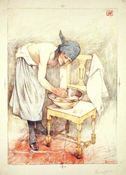 Ragazza che Lava, da 