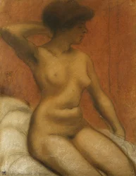 Nudo seduto