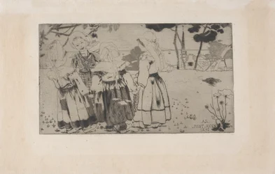 La Ronde de Pont-Aven (La danza a Pont-Aven) 1891