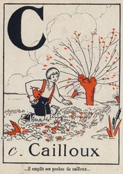 Lettera C: "Ciottoli", in L