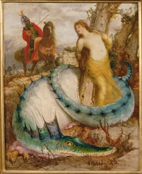 Angelica und der Drache - Angelica e il drago ... (tempera su tavola)