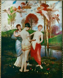 Hymnus an den Fruehling (olio su tela)