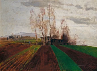 Campi coltivati all’inizio della primavera (incompiuto)