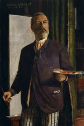 Autoritratto nello studio, 1893