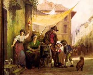 Il venditore di castagne